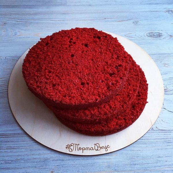 торт красный бархат red velvet cake